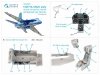 Quinta Studio QD48283 F/A-18A / C early 3D-Printed & coloured Interior on decal paper (Hasegawa) 1/48